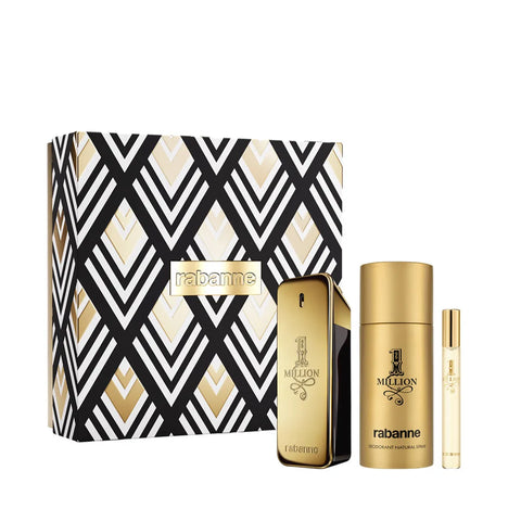 Set Paco Rabanne 1 Million EDT 100ML+Desodorante 150ML+EDT 10ML