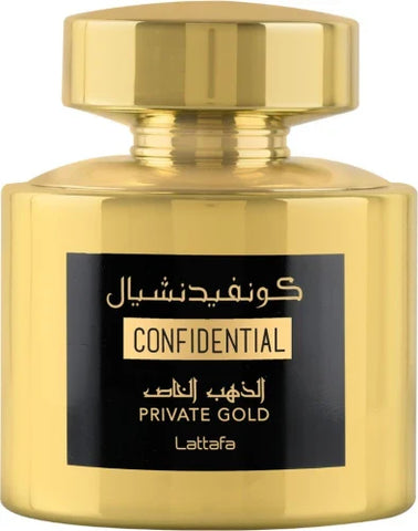 Lattafa Confidential Private Gold 100ML EDP Unisex