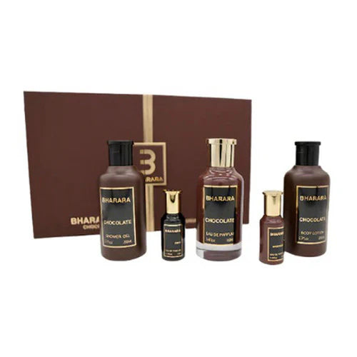 Set Bharara Chocolate 100ML + 10ML + Body Lotion 200 + Shower 200ML
