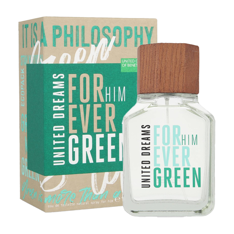 BENETTON UNITED DREAMS FOR EVER HIM GREEN 100ML EDT