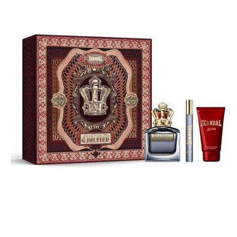 JEAN PAUL GAULTIER SCANDAL SET EDT 120ML + 1OML +75 ML GEL DUCHA
