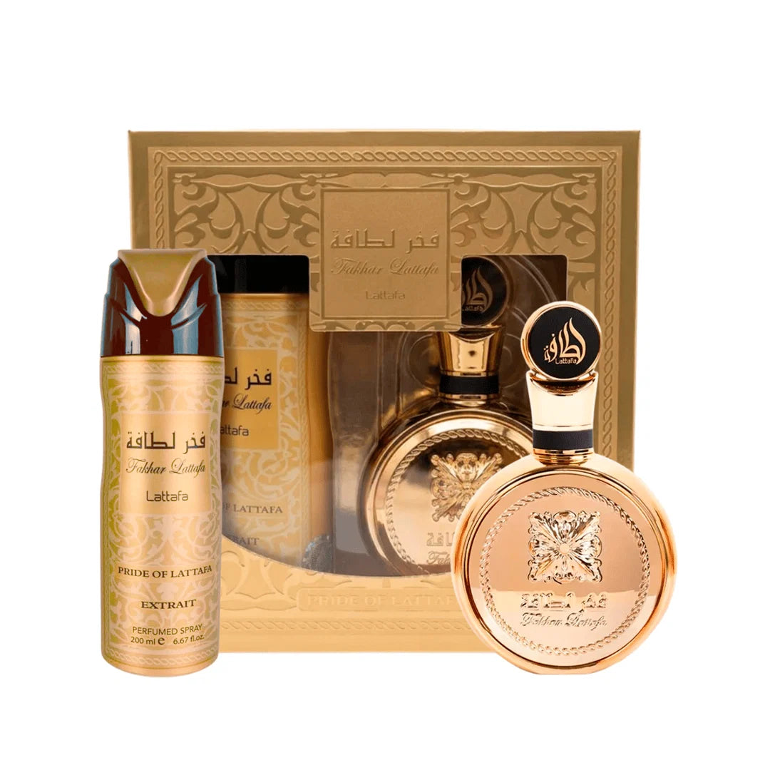 Lattafa Set Fakhar Extrait Edp 100ml+ Desodorante 200ml